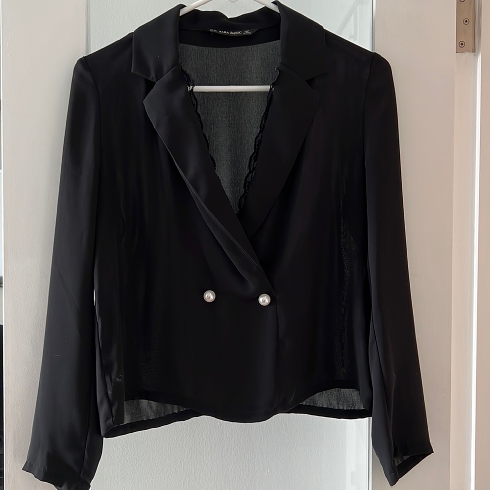 Zara - Blouse with lace